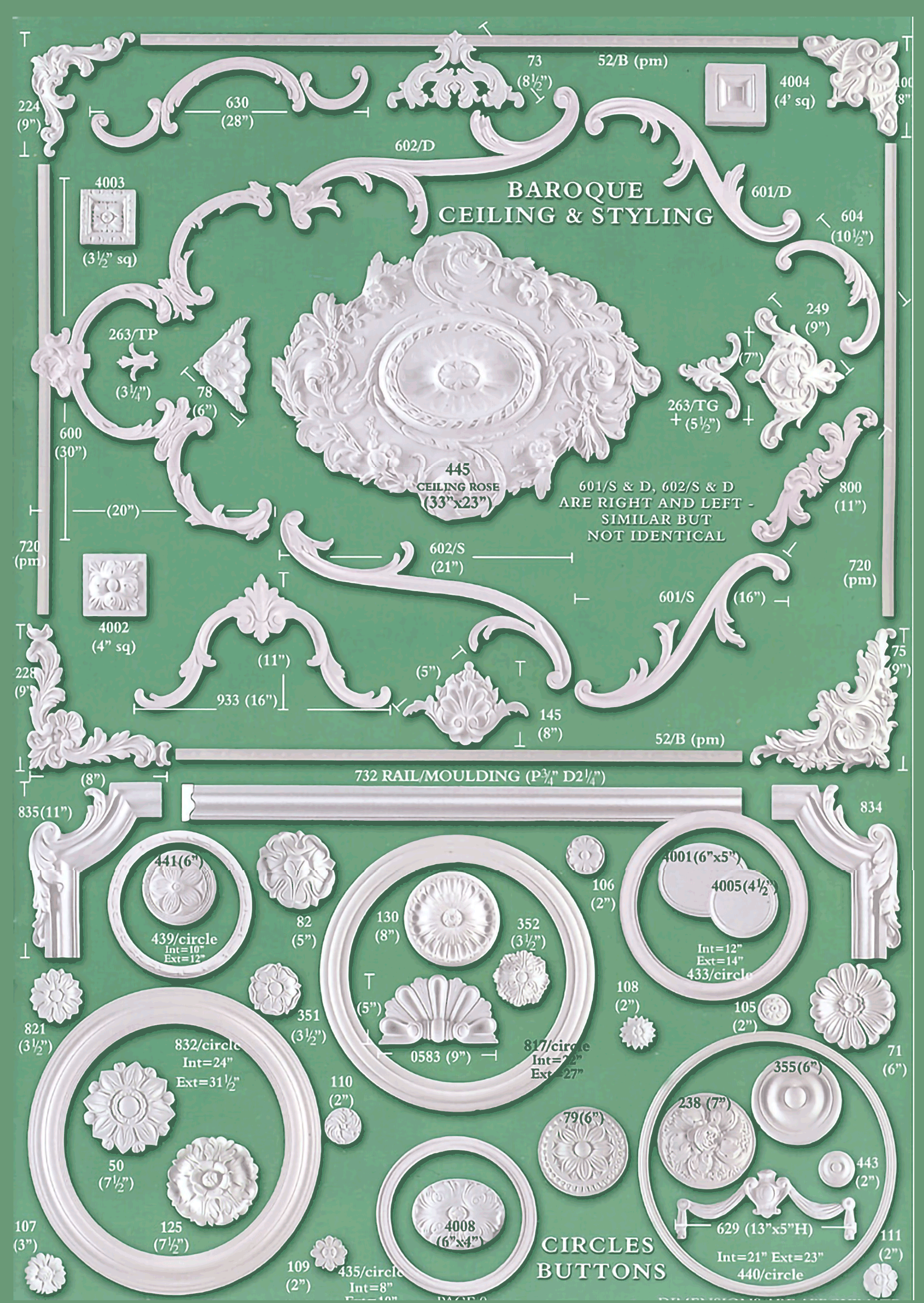 Baroque ceiling and styling